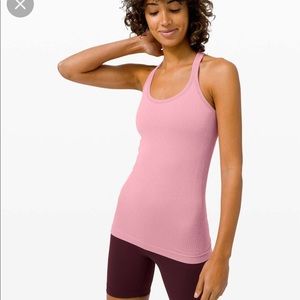 Lululemon Pink Taupe Ebb to Street Tank size 4